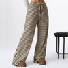 Pantalons de loisirs femme - lounge wear doux avec design évasé pour les journées décontractées