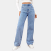 Jean baggy - jeans taille haute pour femmes tendance