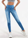 Jean skinny - leggings en denim taille haute pour femmes