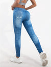 Jean skinny - leggings en denim taille haute pour femmes