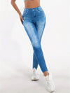 Jean skinny - leggings en denim taille haute pour femmes