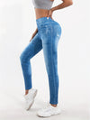 Jean skinny - leggings en denim taille haute pour femmes