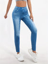 Jean skinny - leggings en denim taille haute pour femmes