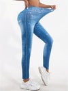 Jean skinny - leggings en denim taille haute pour femmes