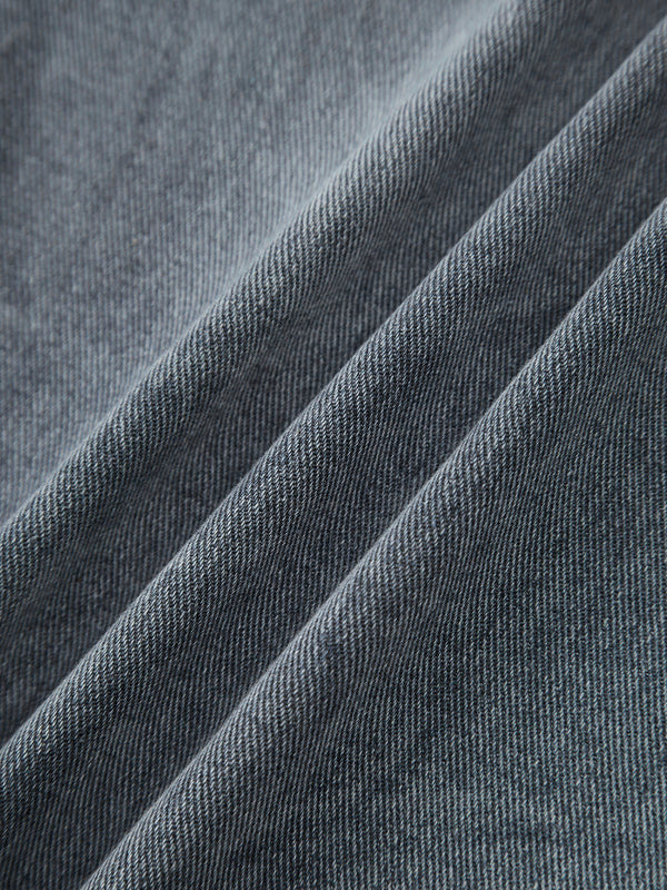 Jeans boyfriend larges - pantalons en denim bleu au style décontracté