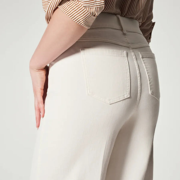 Jeans large à taille haute - pantalons en denim élégants pour femmes