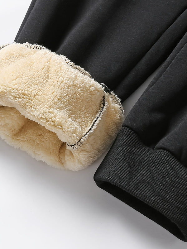 Jogging en polaire douillette - pantalons chauds pour femmes