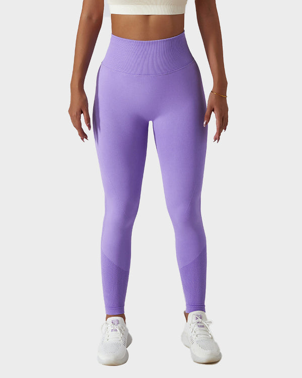 Leggings de sport femme - pantalons actives sans couture et opacifiés