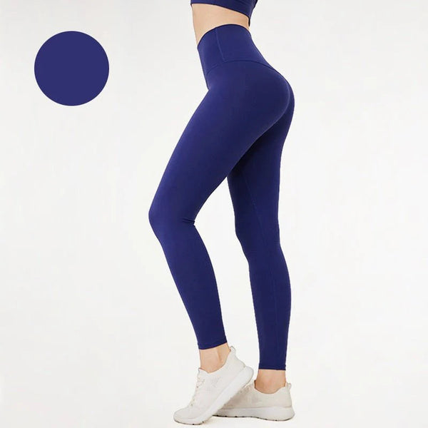 Leggings de yoga - pantalons de sport taille haute pour femmes avec poches latérales