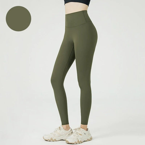 Leggings de yoga - pantalons de sport taille haute pour femmes avec poches latérales