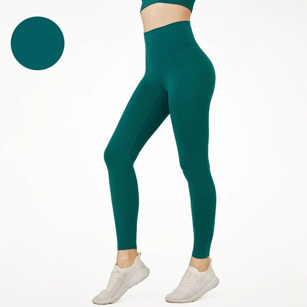 Leggings de yoga - pantalons de sport taille haute pour femmes avec poches latérales