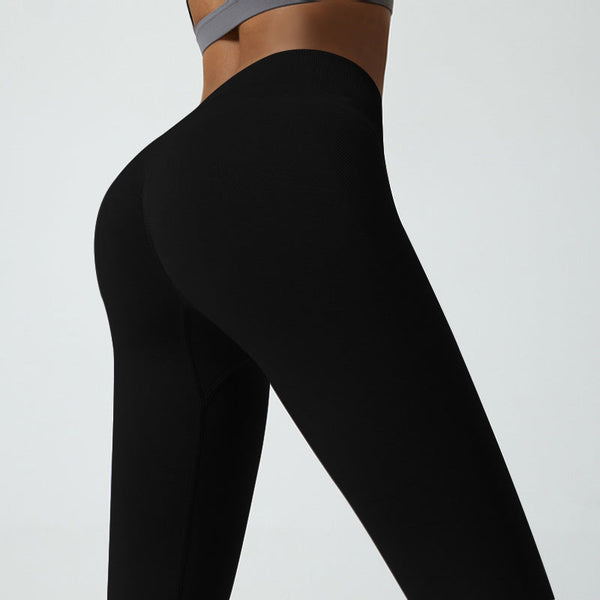 Leggings de yoga sans couture - leggings de sport taille haute pour femmes