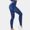 Leggings taille haute - activewear chic pour femmes avec détails en mesh