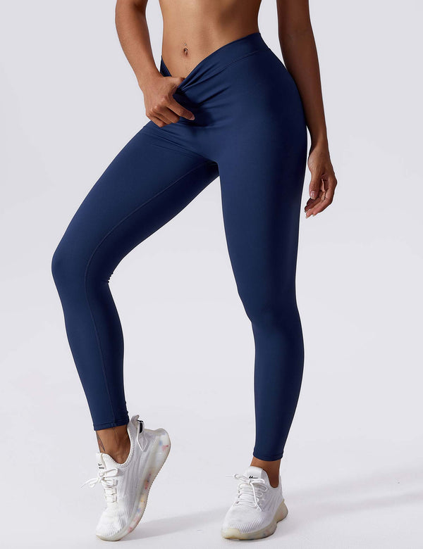 Leggings taille haute pour femmes - pantalons de fitness extensibles et agréables