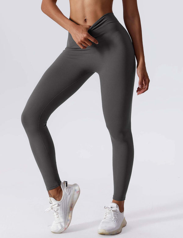Leggings taille haute pour femmes - pantalons de fitness extensibles et agréables