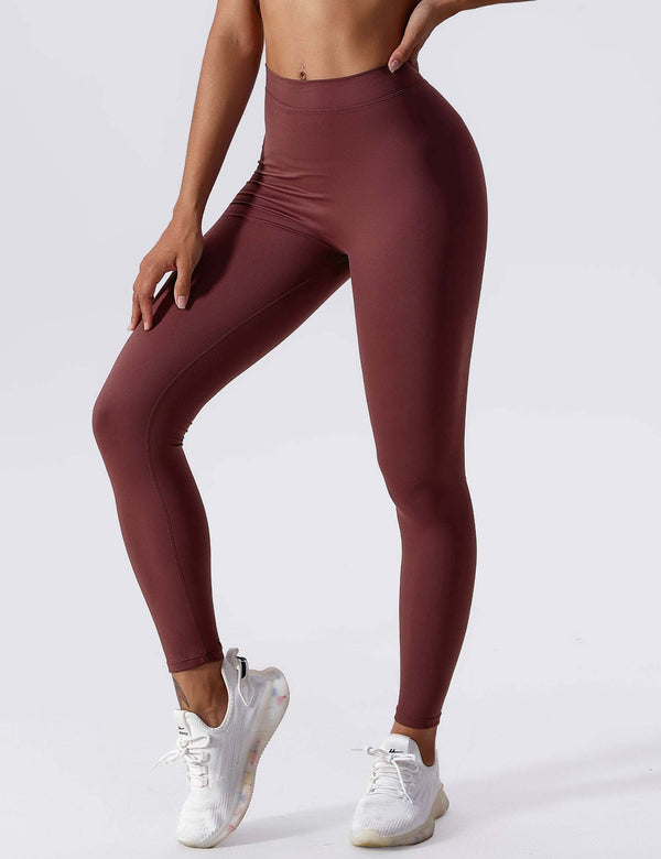 Leggings taille haute pour femmes - pantalons de fitness extensibles et agréables