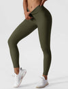 Leggings taille haute pour femmes - pantalons de fitness extensibles et agréables