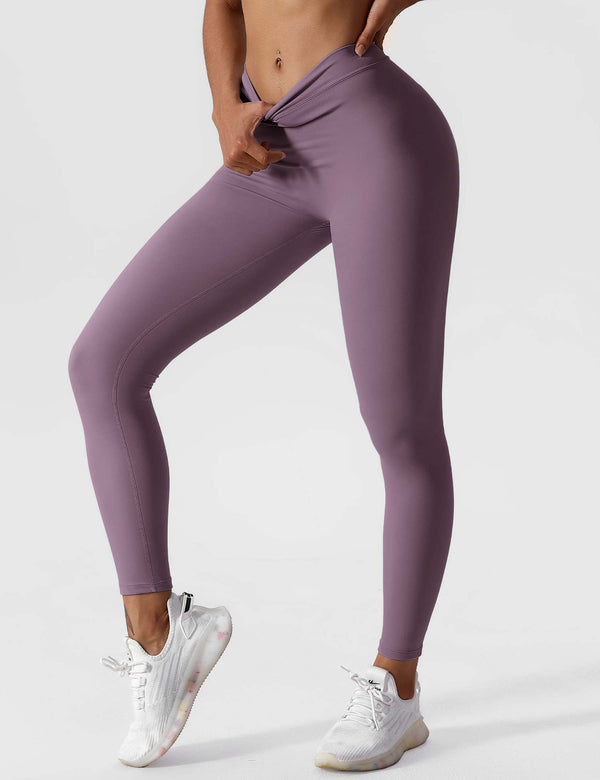 Leggings taille haute pour femmes - pantalons de fitness extensibles et agréables