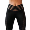 Leggings thermo - taille haute noirs pour femmes actives