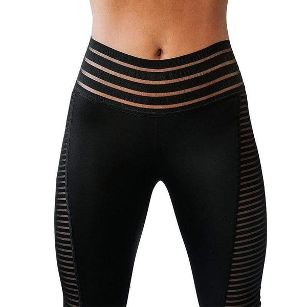 Leggings thermo - taille haute noirs pour femmes actives