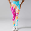 Leggings tie-dye pour femmes - pantalons de sport taille haute respirants