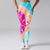 Leggings tie-dye pour femmes - pantalons de sport taille haute respirants