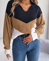 Pull tricoté - sweater v-neck chic pour femmes