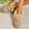 Mocassins d'intérieur pour femmes avec doublure en fausse fourrure - chauds et stylés
