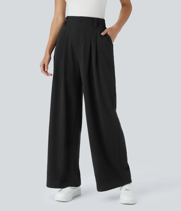 Pantalon taille haute femme - un élégant choix pour le bureau et les sorties décontractées