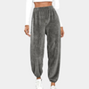 Pantalons de lounge en molleton doux pour femmes – style décontracté pour les soirées à la maison ou les sorties