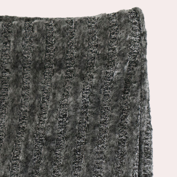 Pantalons flare taille haute - leggings tendance gris pour femmes