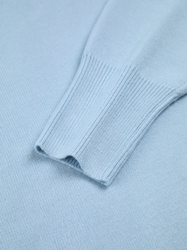 Pull à col roulé surdimensionné - doux pull en maille pour femmes