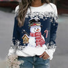 Pull bonhomme de neige - sweater festif pour femmes