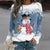 Pull bonhomme de neige - sweater festif pour femmes