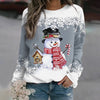 Pull bonhomme de neige - sweater festif pour femmes