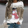 Pull bonhomme de neige - sweater festif pour femmes