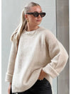 Pull en maille oversize - sweat doux pour femmes