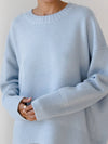 Pull en tricot - haut en maille oversize pour les femmes