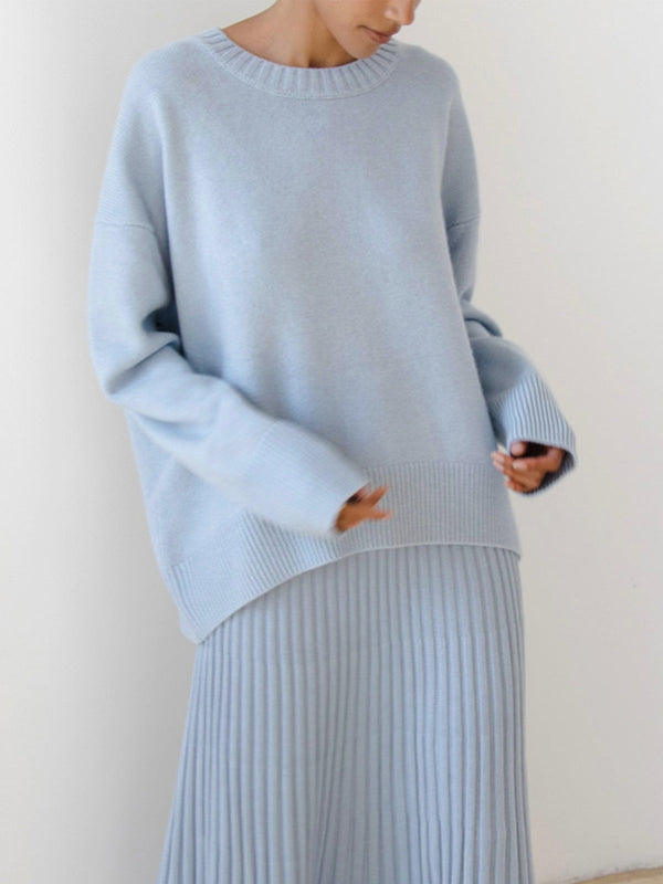 Pull en tricot - haut en maille oversize pour les femmes