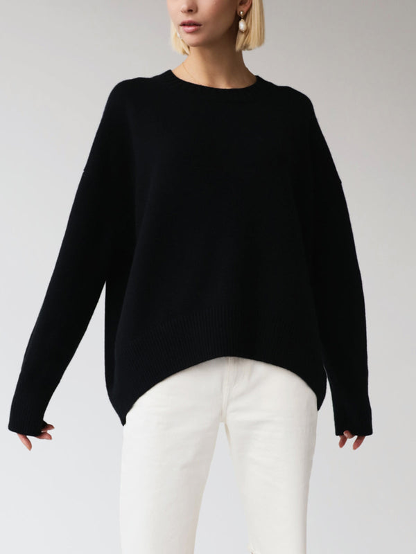 Pull en tricot - haut en maille oversize pour les femmes