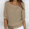 Pull en tricot - top ample et stylé pour femmes