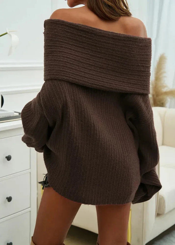 Pull oversize décontracté - tricot léger pour femmes