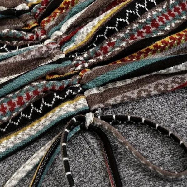 Robe accent a-line à motifs - robe pour femmes sur le thème de l'espace