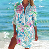 Robe de plage légère style la mer - tenue estivale chic pour femmes
