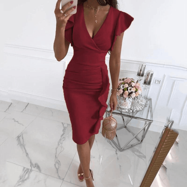 Robe élégante sur mesure - tenue de soirée chic pour femmes