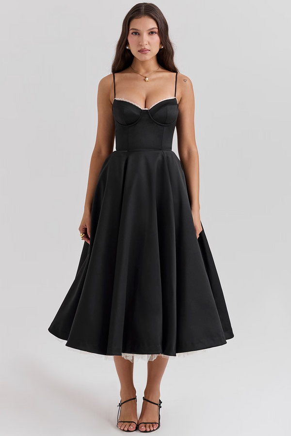 Robe longue évasée - élégante robe de soirée pour dames