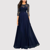 Robe maxi avec détails en dentelle pour toutes les occasions