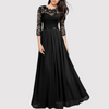 Robe maxi avec détails en dentelle pour toutes les occasions
