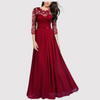 Robe maxi avec détails en dentelle pour toutes les occasions