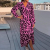 Robe midi imprimé animal - style chic élégant pour chaque occasion